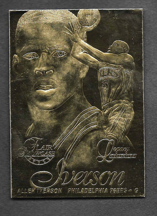 Iverson, Allen 1996 Flair legacy 23k gold 2488