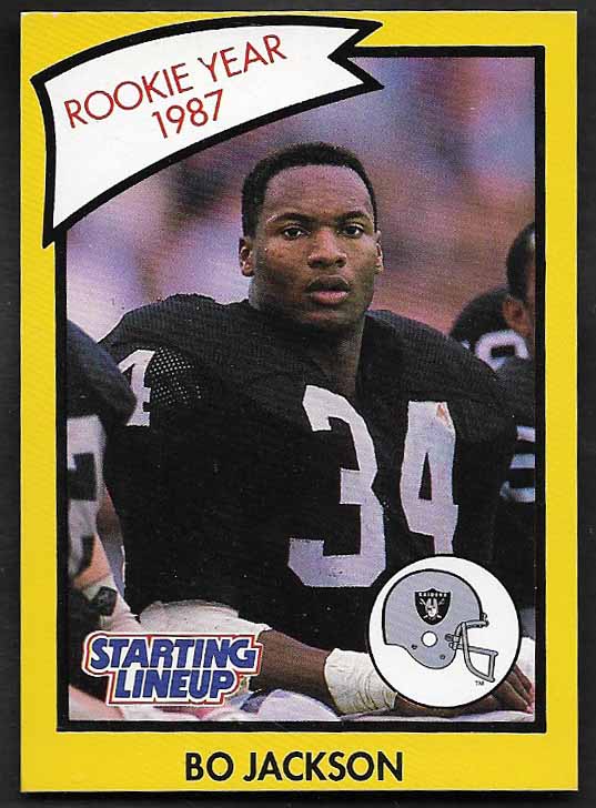 Jackson, Bo 1990 Starting Lineup yellow RAIDERS ROYALS