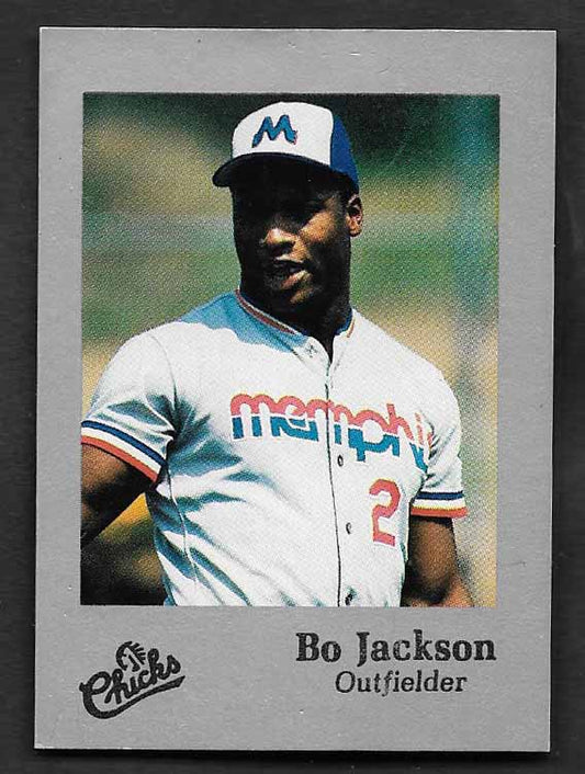 Jackson, Bo 1986 Time Out memphis chicks #28  ROOKIE RAIDERS ROYALS