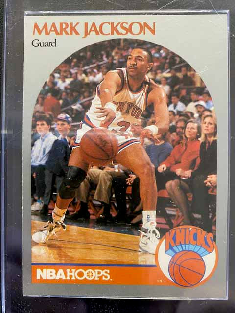 Jackson, Mark 1990 Hoops Menendez brothers #205 KNICKS