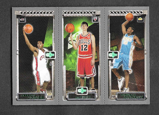 James, Lebron 2003 Topps matrix hinrich, carmelo #111