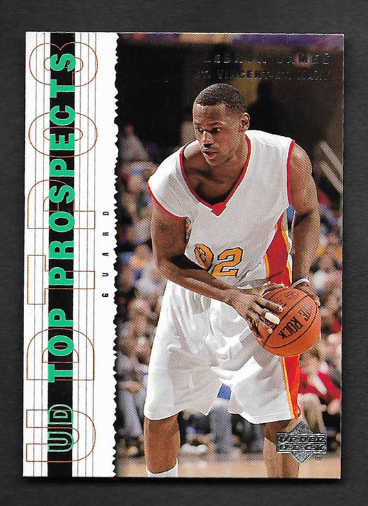 James, Lebron 2003 UD top prospect #60