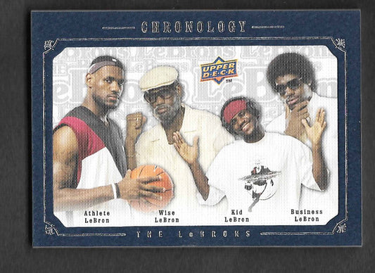 James, Lebron 2007 UD chronology the lebrons #black