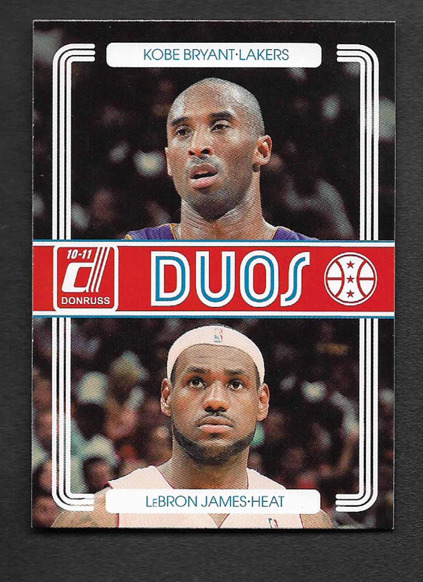 James, Lebron 2010 Donruss duos kobe #1