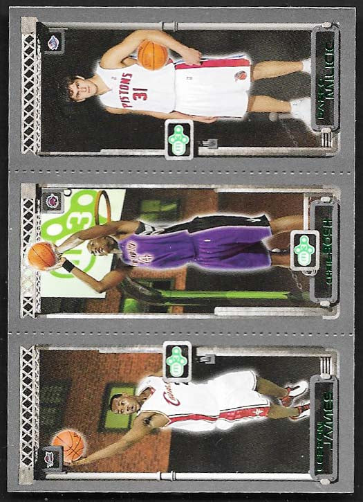 James, Lebron 2003 Topps Matrix with Chris Bosh #111  ROOKIE CAVALIERS LAKERS HEAT