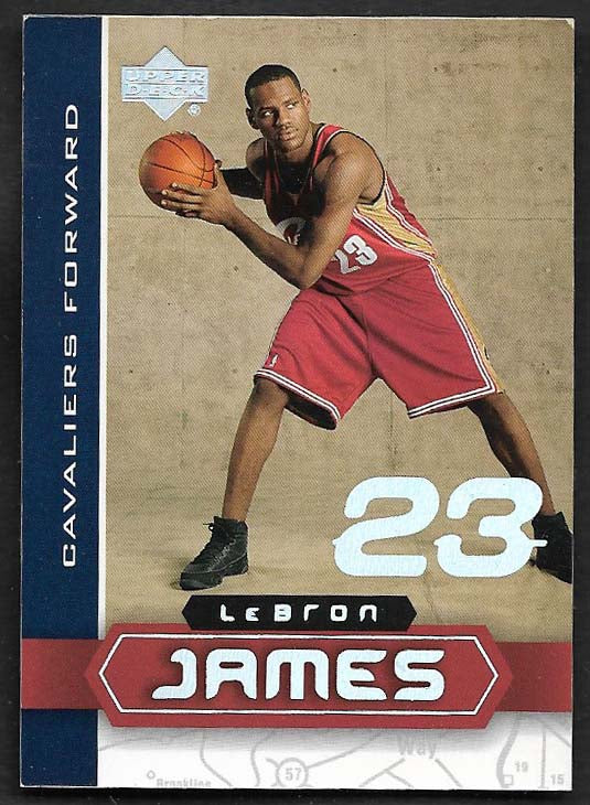 James, Lebron 2003 Upper Deck LBJ3  ROOKIE CAVALIERS LAKERS HEAT