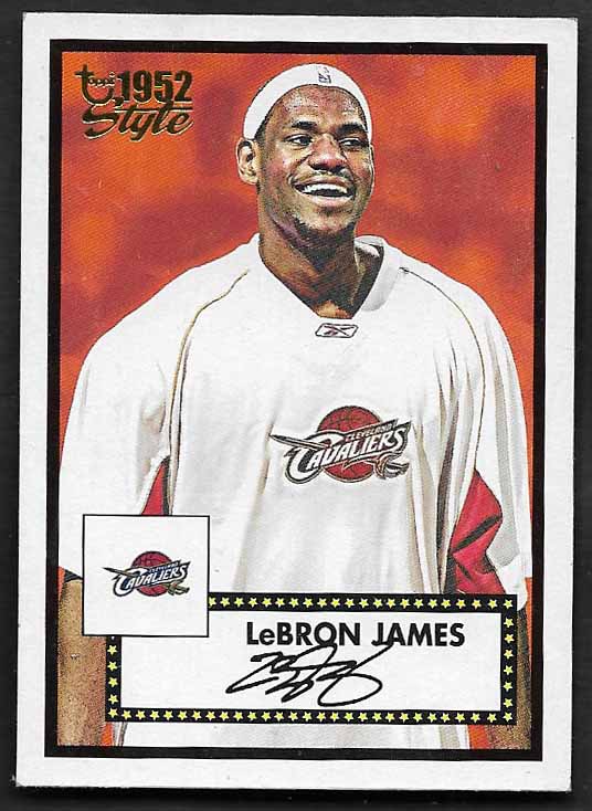James, Lebron 2006 Topps 1952 style #111  LAKERS CAVALIERS HEAT