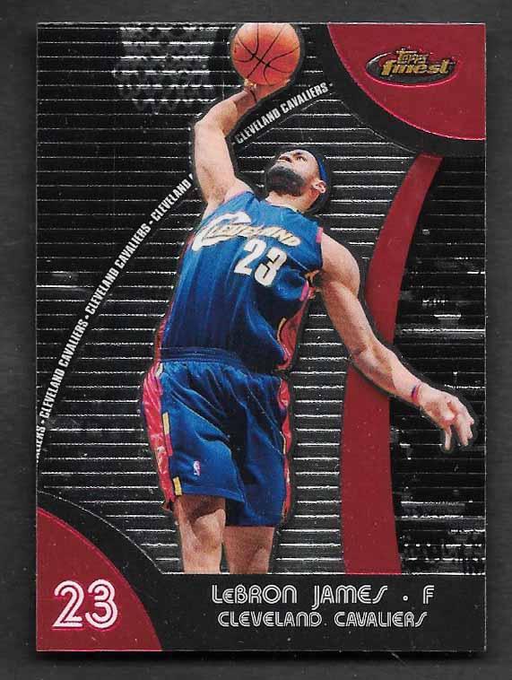James, Lebron 2007 Topps Finest #40  CAVALIERS LAKERS HEAT