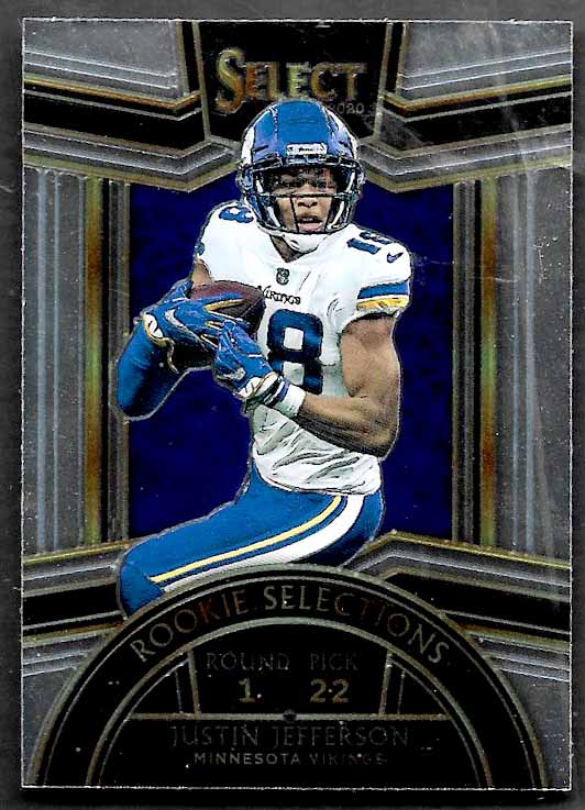 Jefferson, Justin 2020 Select rookie selections #rs9  ROOKIE VIKINGS