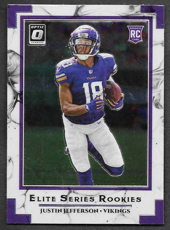Jefferson, Justin 2020 Donruss Optic elite series rookie #esrjuj  ROOKIE VIKINGS