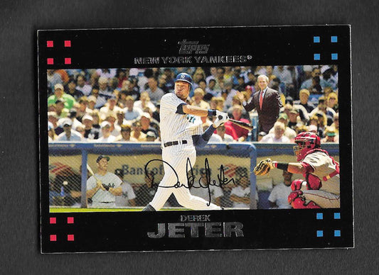 Jeter, Derek 2007 Topps HOF Bush, Mantle