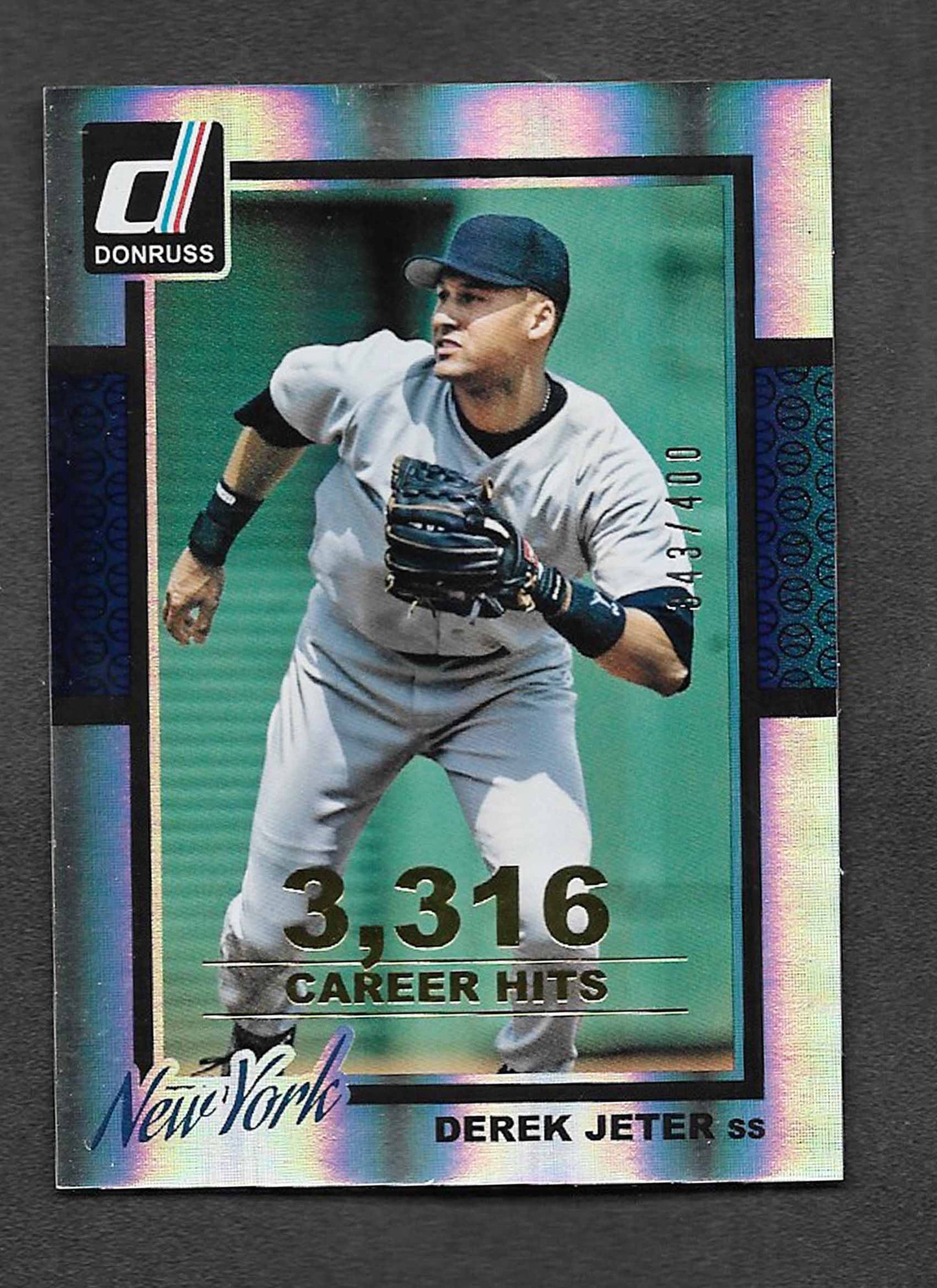 Jeter, Derek 2014 Donruss HOF Stats 343/400 #318