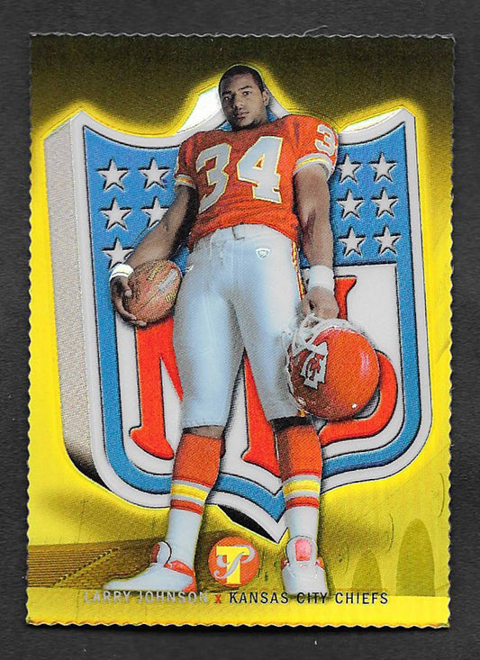 Johnson, Larry 2003 Topps Pristine Gold refractor 33/50 #112