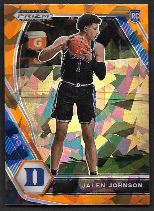 Johnson, Jalen 2021 Prizm draft orange ice #10  HAWKS