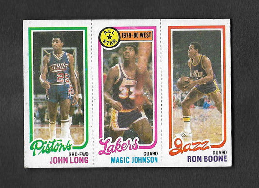 Johnson, Magic 1980 Topps long boone #18