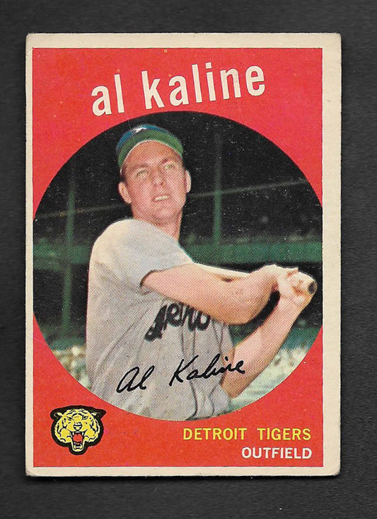 Kaline, Al 1959 Topps HOF #360  TIGERS