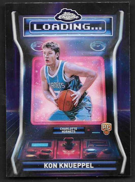 Knueppel, Kon 2025 Topps Chrome loading #ld13  ROOKIE HORNETS