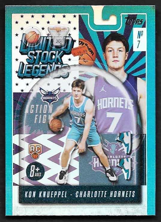 Knueppel, Kon 2025 Topps Target limited stock legends #lst 4  ROOKIE HORNETS