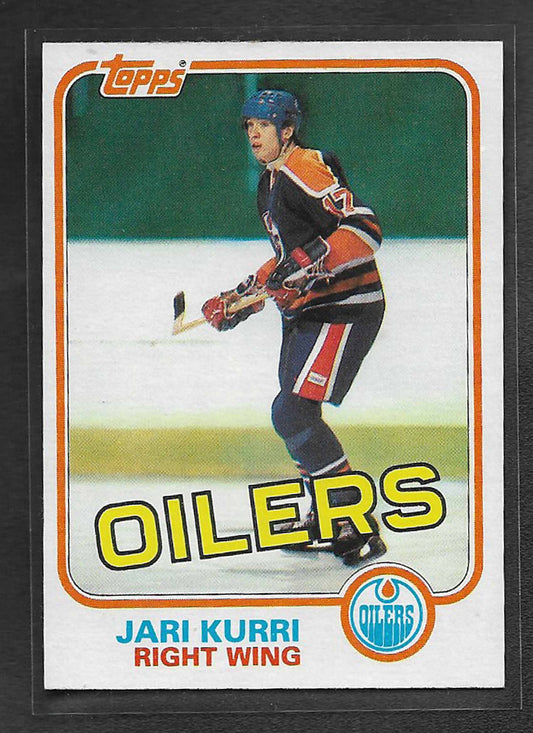 Kurri, Jari 1981 Topps  #18 ROOKIE
