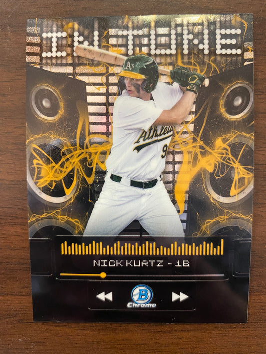 Kurtz, Nick  2025 Bowman Chrome In Tune #it-3  A'S ATHLETICS  ROOKIE