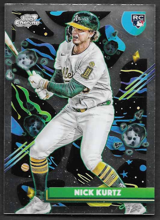 Kurtz, Nick 2025 Topps chrome cosmic #183  ROOKIE A'S ATHLETICS