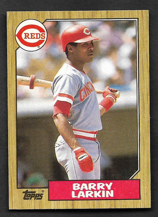 Larkin, Barry 1987 Topps HOF Tiffany #648