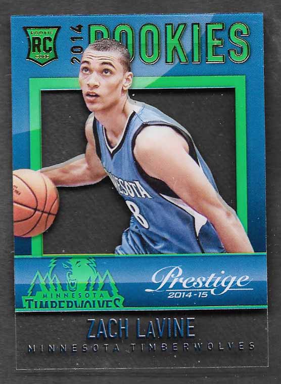 Lavine, Zach  2014 Prestige Mystery #14  ROOKIE TIMBERWOLVES KINGS