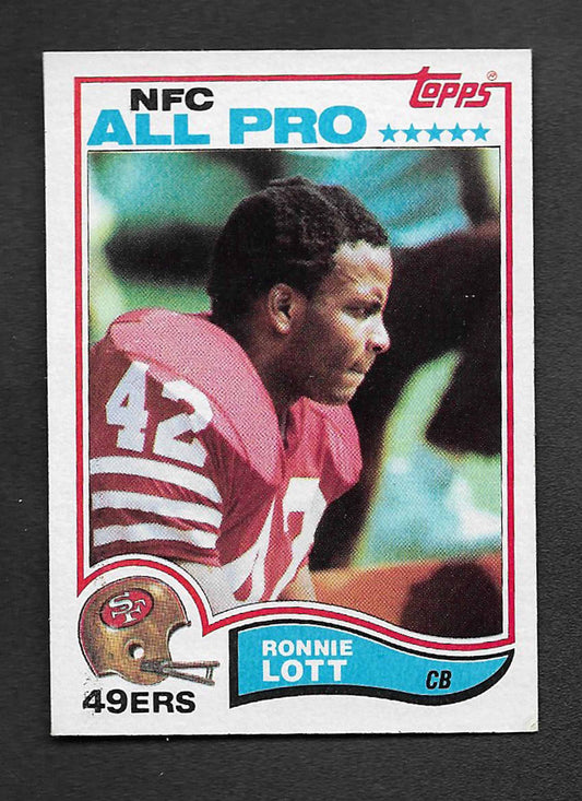 Lott, Ronnie 1982 Topps HOF #486