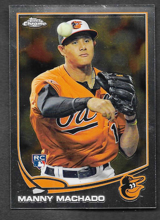Machado, Manny 2013 Topps Chrome  #12 ORIOLES PADRES  ROOKIE