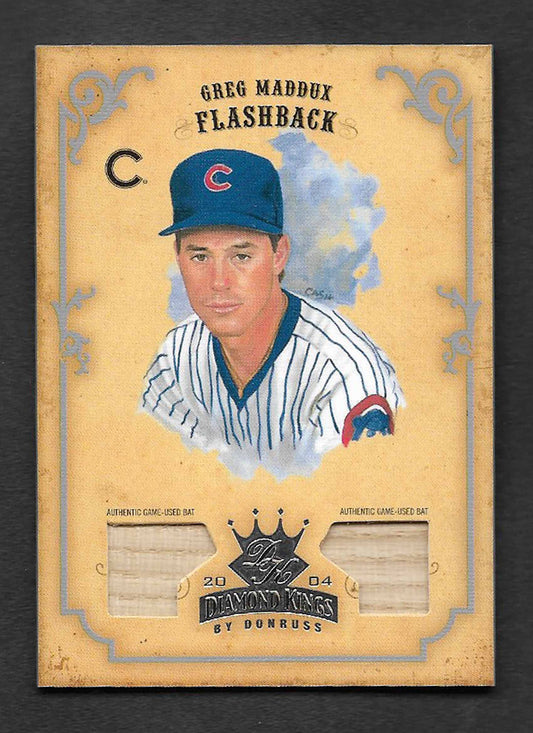 Maddux, Greg 2004 Donruss HOF DK flashback bats 36/50