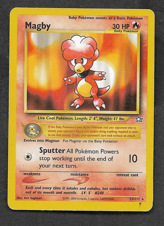 Magby 2000 neo genesis rare #23
