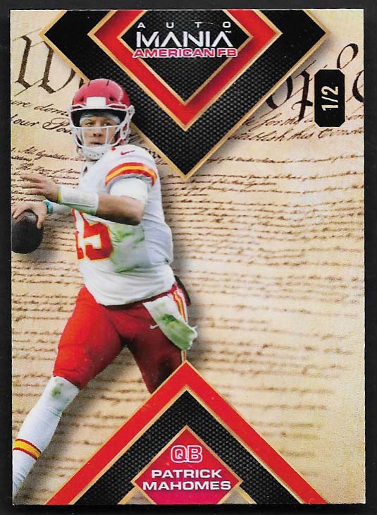 Mahomes, Patrick 2024 Wild Card american fb 1/2  #amasqpm  CHIEFS
