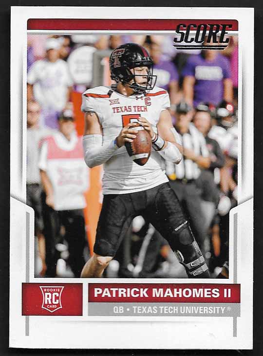 Mahomes, Patrick 2017 Score #403  ROOKIE CHIEFS