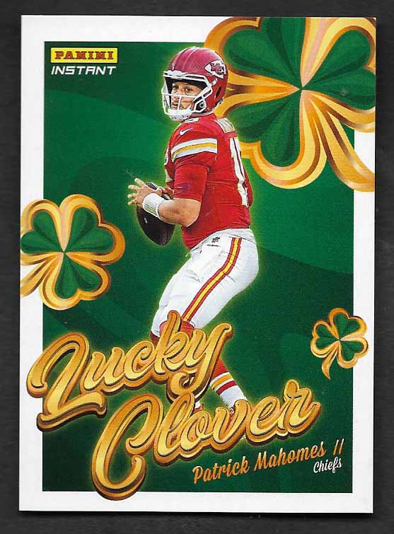 Mahomes, Patrick 2025 Panini Instant lucky clover 1  CHIEFS