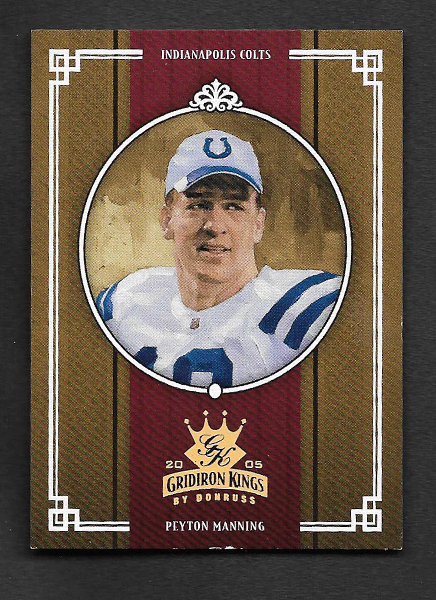 Manning, Peyton 2005 Donruss HOF Gridiron Kings Crowning 65/100 #gk20