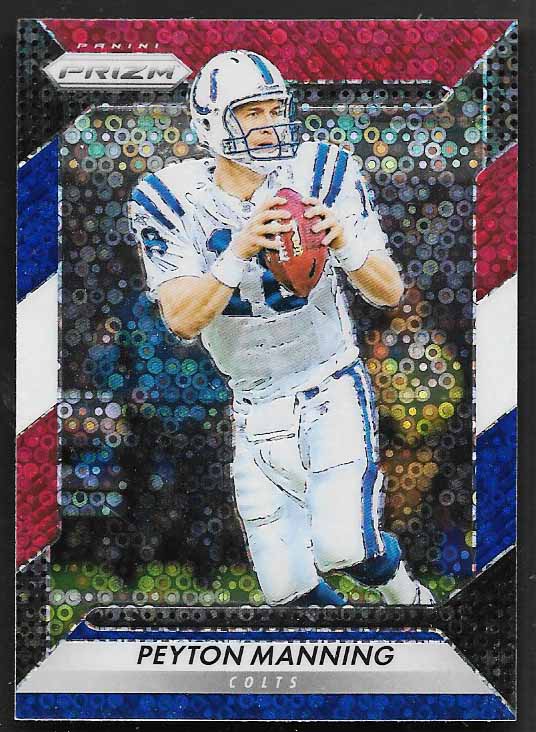 Manning, Peyton 2016 Prizm red white blue #125  COLTS BRONCOS