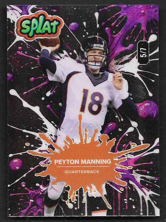 Manning, Peyton 2025 Wild Card Splat 5/7  COLTS BRONCOS