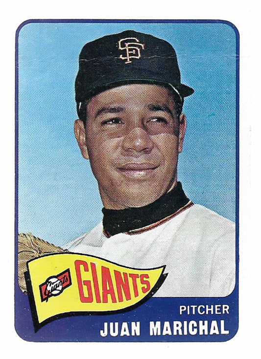 Marichal, Juan 1965 Topps HOF Creased (half)