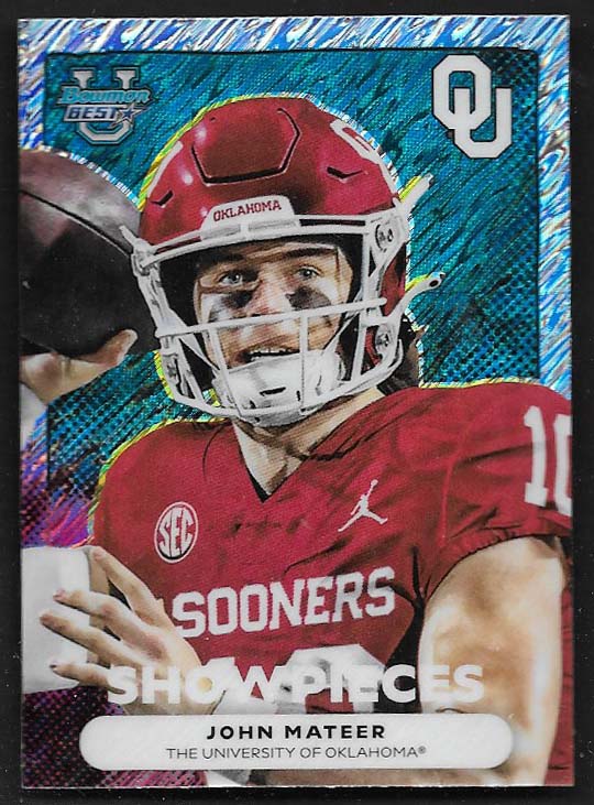 Mateer, John Bowman Best showcases shimmer #bs9  ROOKIE SOONERS
