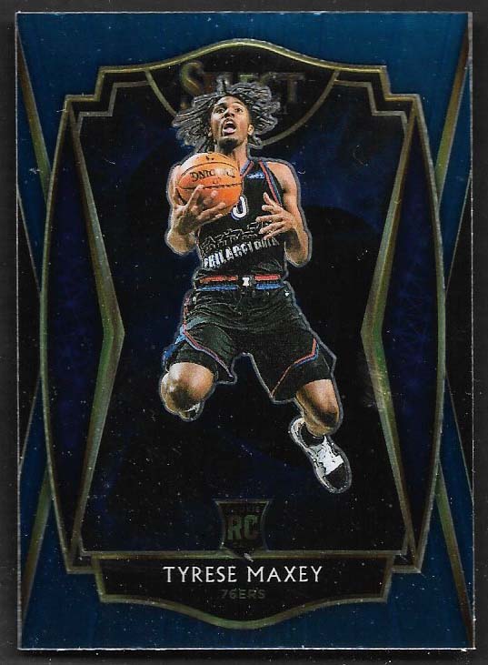 Maxey, Tyrese 2020 Select premier #174  ROOKIE SIXERS