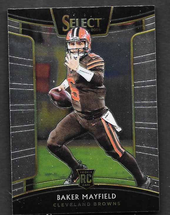 Mayfield, Baker 2018 Select #30  ROOKIE SOONERS BUCS BROWNS