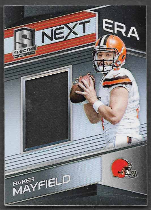 Mayfield, Baker 2018 Panini Spectraa next era jersey 72/199 #6  ROOKIE SOONERS BUCCANEERS