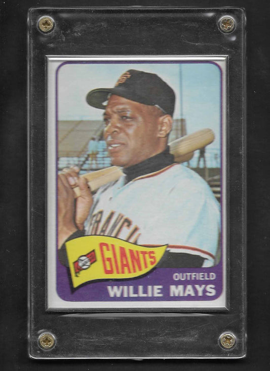 Mays, Willie 1965 Topps HOF #low book price