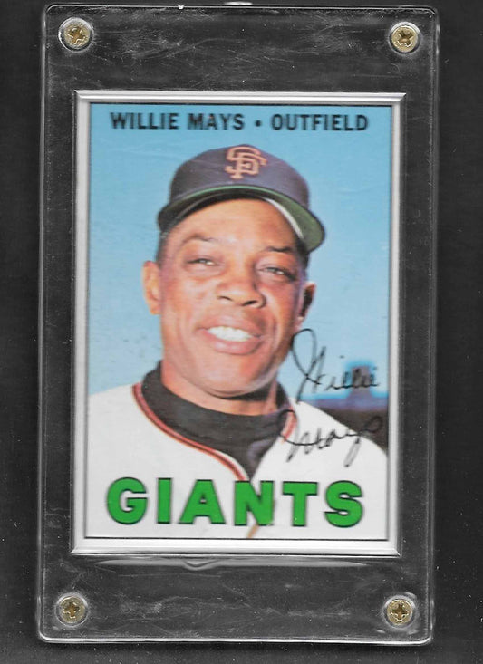 Mays, Willie 1967 Topps HOF #200