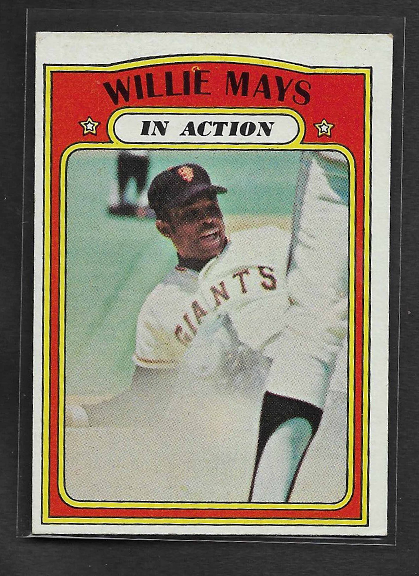 Mays, Willie 1972 Topps in action #50  GIANTS
