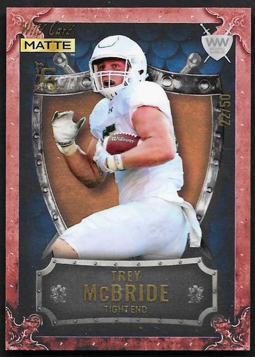 McBride, Trey 2022 Wild Card Matte 22/50  #ww46  ROOKIE CARDINALS