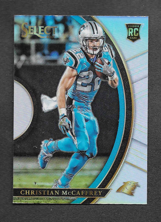 Mccaffrey, Christian 2017 Select silver prizm #74