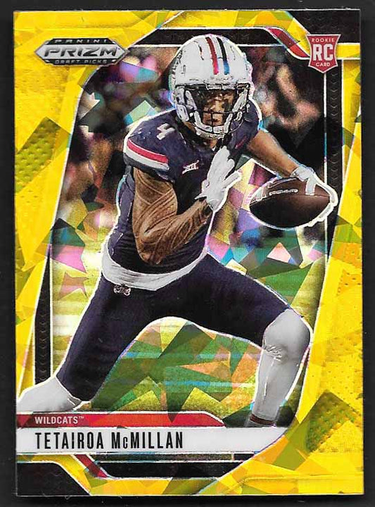 McMillan, Tetairoa  2025 Prizm draft gold ice #8 ROOKIE PANTHERS