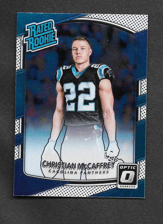 Mccaffrey, Christian 2017 Donruss optic rated rookie #168