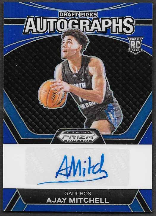 Mitchell, Ajay 2024 Prizm Draft Autograph 85/149 #dpaajm  ROOKIE THUNDER